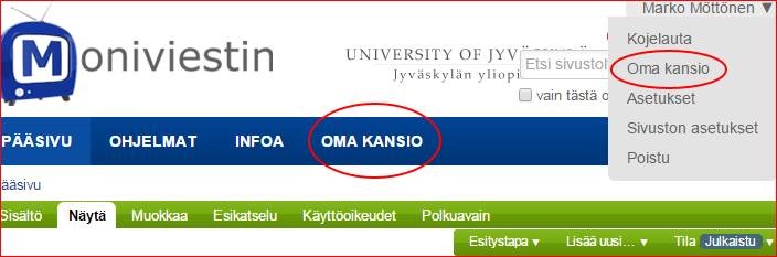 Oma kansio